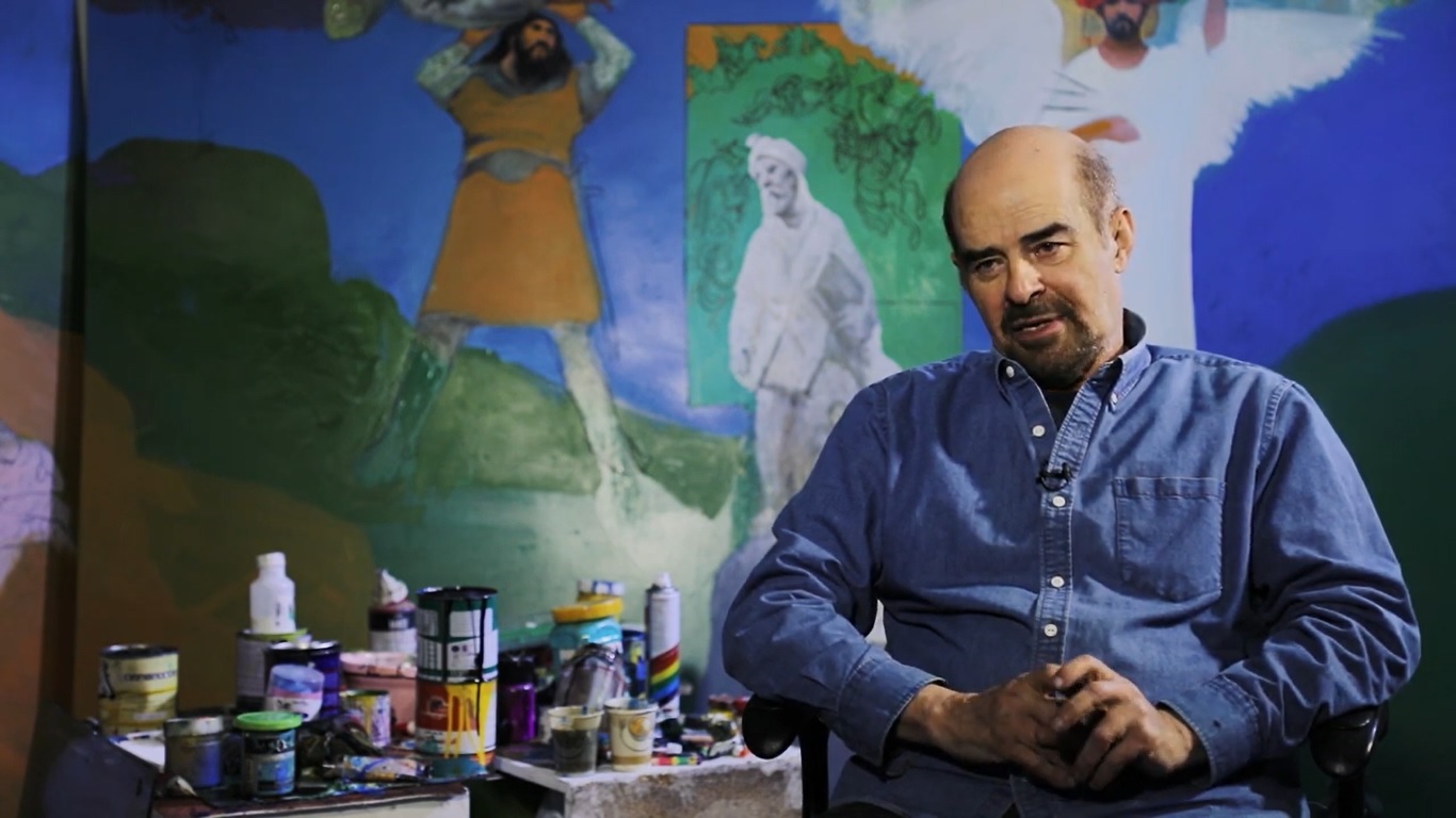 روایتی از نقاشی 100 متری زنده‌یاد حبیب‌الله صادقی در «حبیب صورتگر»