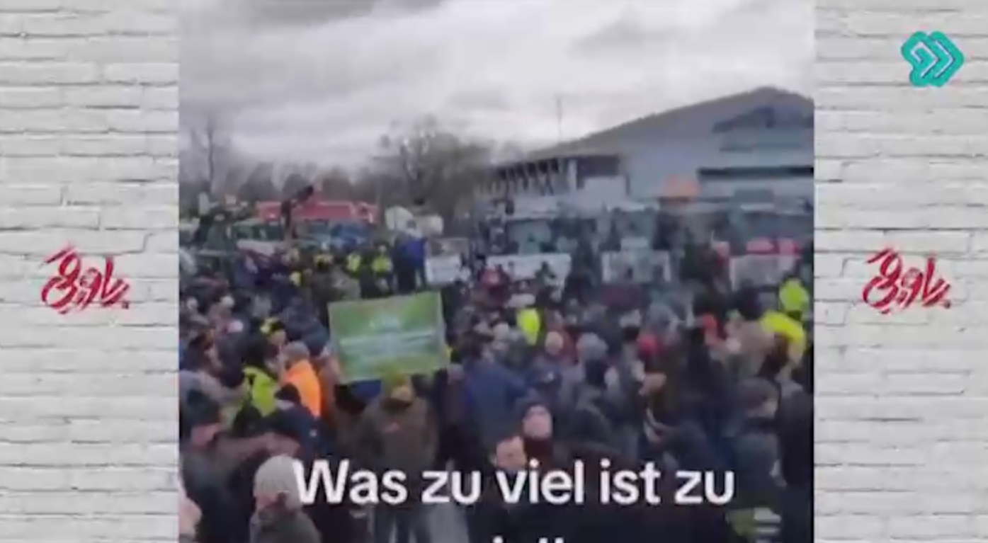 اعتراض کشاورزان آلمانی!!!